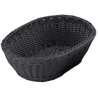 アズワン PP小判型バスケット ブラック 30型 OV135BK 62640347 ベーカリーショップ関連商品 1個