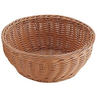 アズワン PP丸型バスケット ブラウン 24型 RO210BR 62640357 ベーカリーショップ関連商品 1個