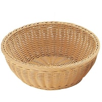 アズワン PP丸型バスケット アイボリー 27型 RO211IV 62640352 ベーカリーショップ関連商品 1個