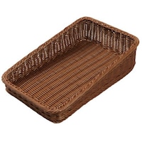 アズワン PPベーカリーバスケット 斜め 25型 ブラウン BBK4025BR 62658241 ベーカリーショップ関連商品 1個