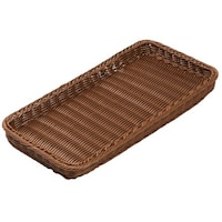 アズワン PPベーカリーバスケット 薄型 20型 ブラウン BB4020BR 62658231 ベーカリーショップ関連商品 1個