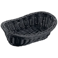 アズワン PP舟型バスケット ブラック FG531BK 25型 62658258 ベーカリーショップ関連商品 1個