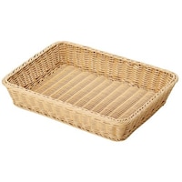 アズワン PPベーカリーバスケット 角深型 40型 アイボリー WBS5201 62658260 ベーカリーショップ関連商品 1個