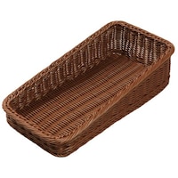 アズワン PPベーカリーバスケット 斜め 20型 ブラウン BBK4020BR 62658240 ベーカリーショップ関連商品 1個