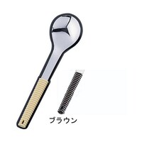 アズワン 188味道楽 盛り付けスプーン 穴無 ブラウン 62679022 鍋物用品 1本