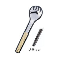アズワン 188味道楽 盛り付けフォーク 穴無 ブラウン 62679026 鍋物用品 1本