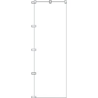 のぼり 1800×600 白無地