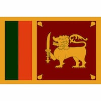 東京製旗 卓上旗(16×24cm) スリランカ 406347 標示幕・旗 1枚