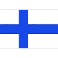 東京製旗 卓上旗(16×24cm) フィンランド 406643 標示幕・旗 1枚