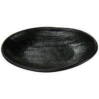 江部松商事 天目砂鉄 楕円皿 4.8寸(145×94) 8180280 和・洋・中・給食・食器 丸皿 1個