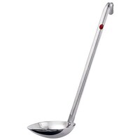 YUKIWA UK188 カラーマーカー付縦口レードル 赤 70mL BLCJ805 レードル・トング・ホイッパー レードル 1個