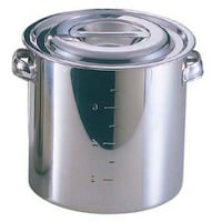 江部松商事 EBM モリブデン キッチンポット/寸胴鍋(目盛付)24cm 板手付 8822700 業務用鍋類・フライパン 寸胴鍋 1個