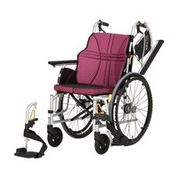 自走式車いす NA−U2W 座幅400 ワイン
