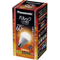 パナソニック ＬＥＤ電球プレミア Ｅ２６ 広配光６０形｜カウネット