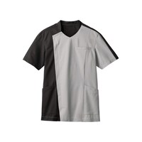 住商モンブラン スクラブ メンズ半袖 シルバーグレイ/チャコールグレイ 6L 721271 ウエア・シューズ・グッズ スクラブ 1枚