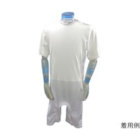 ロンパース 半袖 2L(首廻り緑糸)