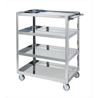 ステンレススーパーワゴン(自在4)