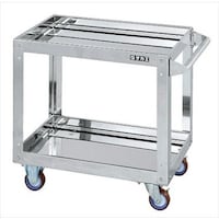 ステンレスCSスーパーワゴン(自在4)