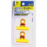 小 透けるトンクリップ 2コ入 クリアイエロー5枚