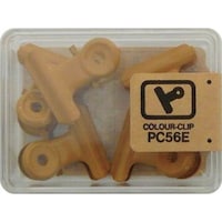 豆 カラー目玉クリップ 5コ オード 5個