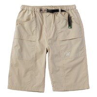 ナイロンリップショートパンツ ベージュ L