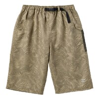 水陸両用ショートパンツ ベージュ(葉柄) LL