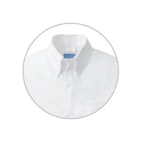 KAZEN メンズシャツ半袖 ホワイト M 60510 防護エプロン 1枚