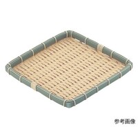 PPラタン竹タイプ角型浅ざる