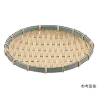 PPラタン竹タイプ丸型浅ざる