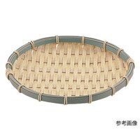 PPラタン竹タイプ丸型浅ざる