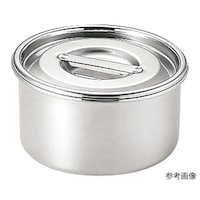 YUKIWA UK 丸 浅型キッチンポット9cm(0.3L) 609553 食品用容器 1個
