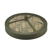 PC枠竹ミニセイロ 蓋 15cm