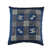 アズワン 綿 座布団IT やまと格子184 青 550×510 セット 62630693 1個(1個)