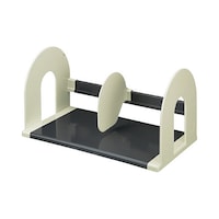 ブックスタンド 幅420 仕切板可動式 グレー