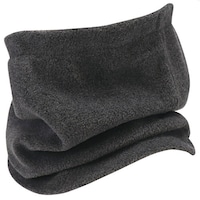 フリースネックウォーマー チャコールグレー