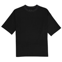 おたふく手袋 fubar FB700 5分袖クールTシャツ 黒 3L FB700 1枚