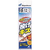 HAYABUSA ライトショット 投げキス 2本鈎2セット NT581 6号 ハリス1.2 NT58161.2 レジャー用品 1個