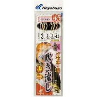 HAYABUSA 海戦吹き流し MIXスキン4.5m3本鈎 SN132 5号 ハリス5 SN13255 レジャー用品 1個