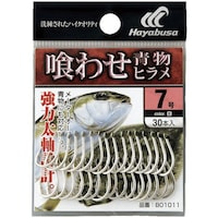 HAYABUSA 小袋バラ鈎 喰わせ青物・ヒラメ 白 B01011 7号 B010117 レジャー用品 1個