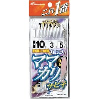HAYABUSA これ一番 ママカリサビキ 白袖 8本針 HS730 8号 ハリス2 HS73082 レジャー用品 1個