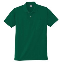 小倉屋 半袖ポロシャツ 9006 30 グリーン EL CD3328935107 シャツ・Tシャツ・カットソー 1着