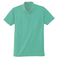 小倉屋 半袖ポロシャツ 9006 35 エメグリーン LL CD3328010706 シャツ・Tシャツ・カットソー 1着