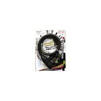ジェイアンドシー ワイヤー錠 ブラック JC031W 実験室用備品(その他) 1個