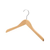 アズワン 木製 ハンガー 木地仕上 屈折型 W42cm 10本 61191132 63572624 ハンガー 1セット(10本)