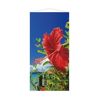 アズワン タペストリー ハイビスカスアップ 90×180cm 353241 67307337 1セット