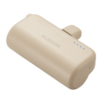 モバイルバッテリー 5000mAh 小型 最大15W 入力(Type−C×1) 直挿し