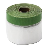 好川産業 布ポリマスカー 緑 300mm×25m #254127 塗装関連用品 1個