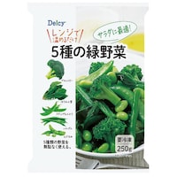【冷凍】5種の緑野菜 250g×6個
