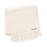 Francfranc フリル バスタオル ホワイト×5