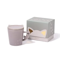 Francfranc キャット フィギュア マグ グレー×6